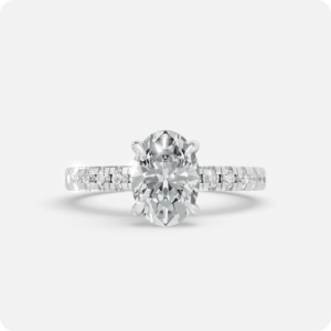 Architectural Split-Shank Halo Ring