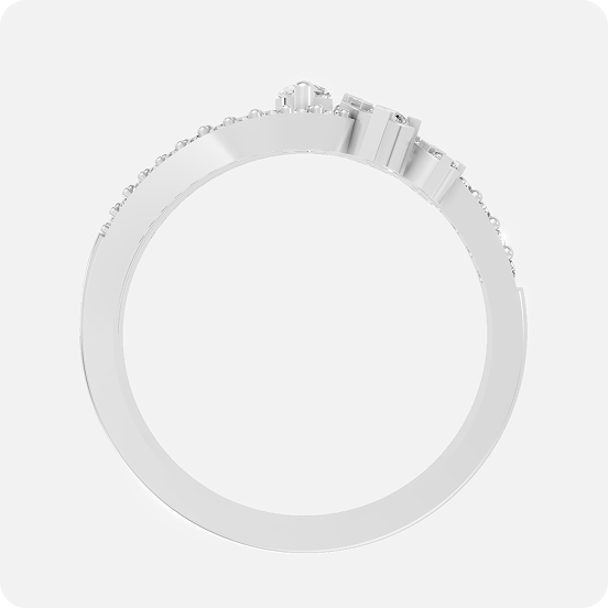 Astra Marquise & Pear Spray Ring - Image 2