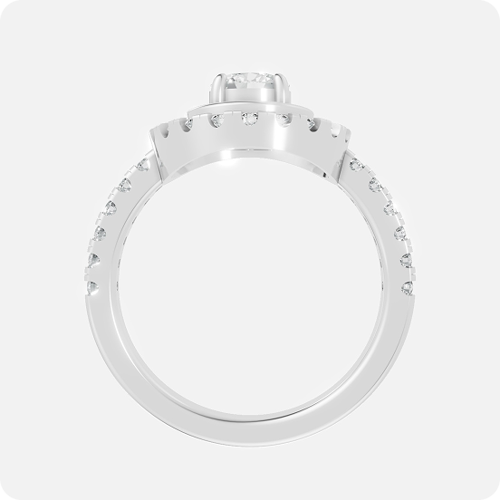 Aurelia Halo Diamond Ring - Image 2