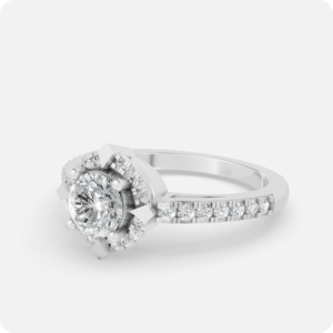 Aurelia Signature Diamond Ring-Silver