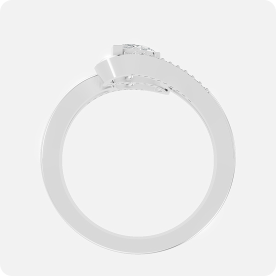 Bypass Marquise Scroll Ring - Image 3