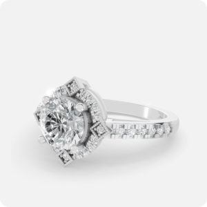 Celestia Halo Diamond Ring