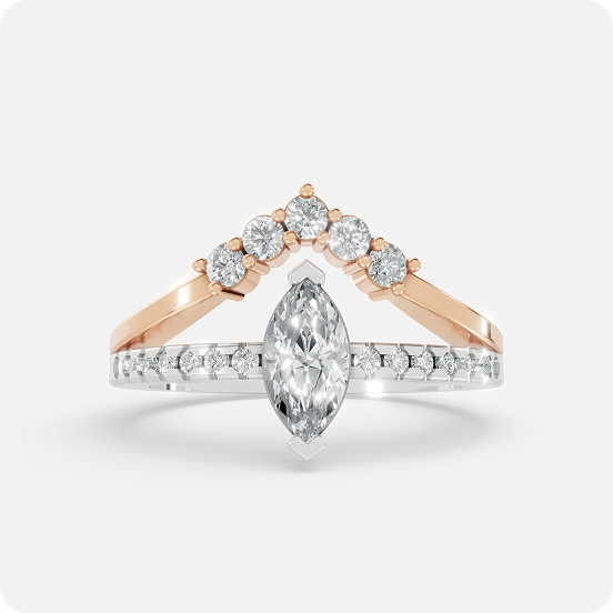 Celestial Marquise Chevron Duo