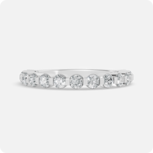 Classic Round Diamond Eternity Band