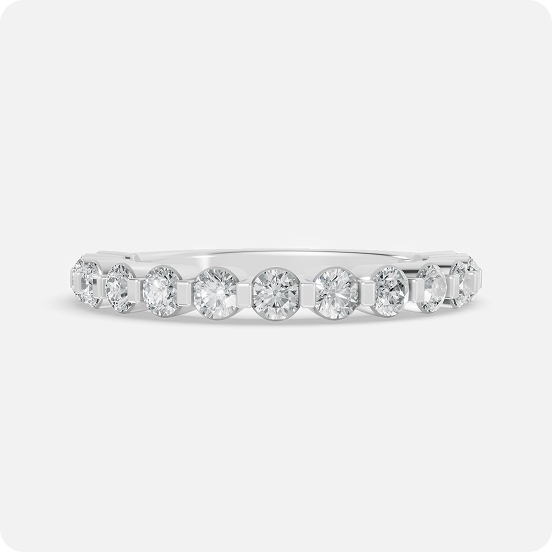 Classic Round Diamond Eternity Band