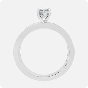 Cuban Link Pavé Infinity Band-Silver