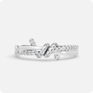 Diamond Love Knot Band