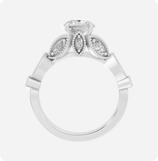 Elvéra Crest Diamond Ring - Image 2