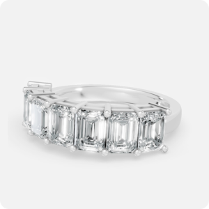 Emerald Radiance Seven-Stone Band