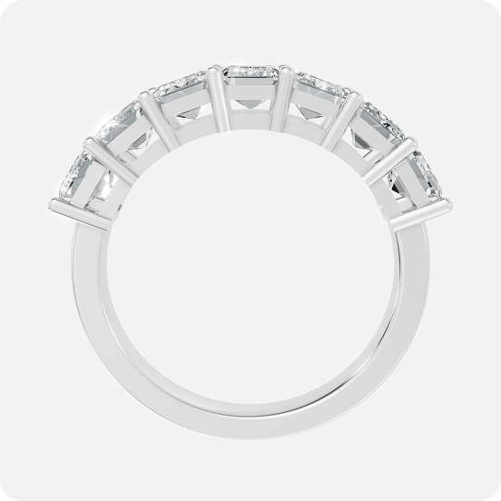 Emerald Radiance Seven-Stone Band - Image 3