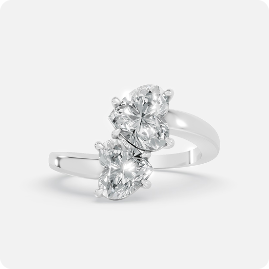 Eternity-Lite Six-Stone Shared-Prong Band