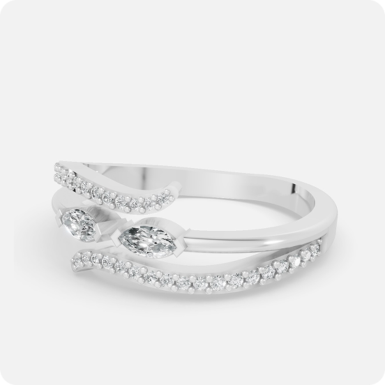 Ethereal Marquise Vine Ring