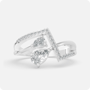 Ethereal Peak Pear Bypass Ring