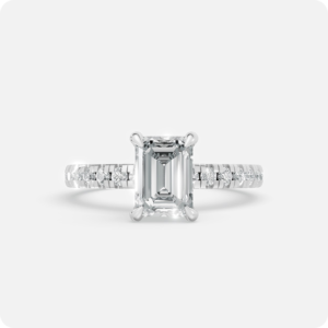 Ethereal Emerald-Cut Toi et Moi Ring