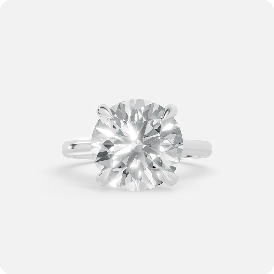 Ethereal Six-Prong Round Solitaire