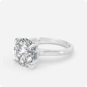 Ethereal Six-Prong Round Solitaire-Silver1
