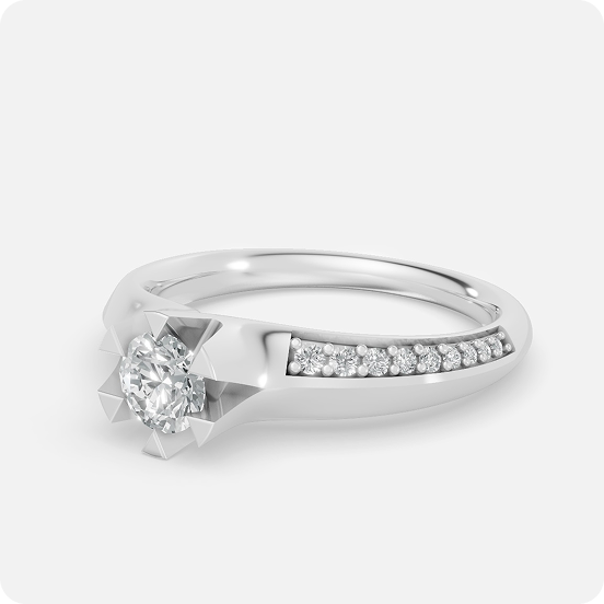 Floral Marquise Cluster Ring