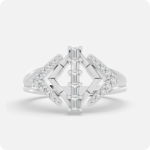 Geometric Deco Totem Ring