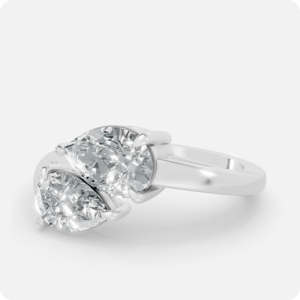 Geometric Kite Solitaire Tapered Band