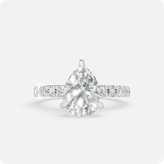 Grand Sovereign Emerald-Cut Pavé Statement Ring