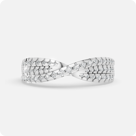 Grand Sovereign Emerald-Cut Pavé Statement Ring