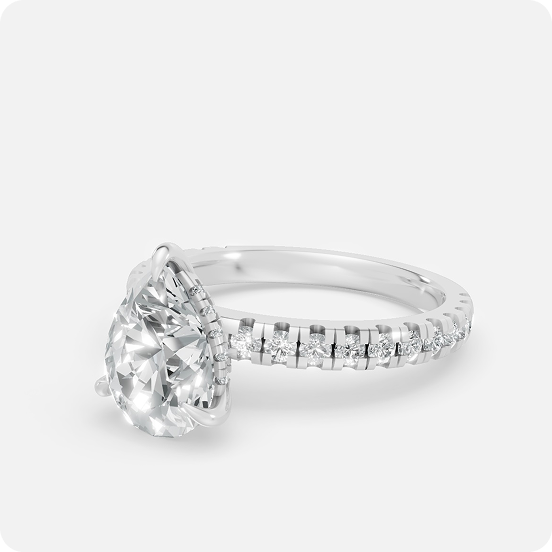 Grand Sovereign Emerald-Cut Pavé Statement Ring - Image 2