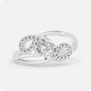 Infinite Petal Round Bypass Ring