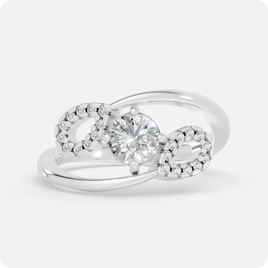 Infinite Petal Round Bypass Ring