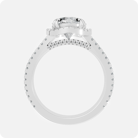 Intertwined Infinity Pavé Band - Image 3