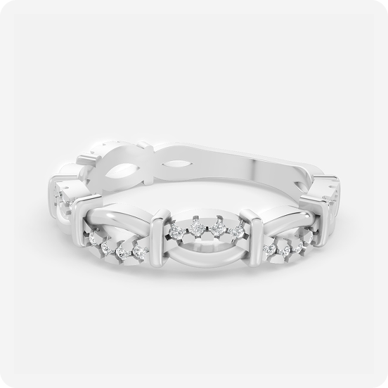 Linked Radiance Diamond Band