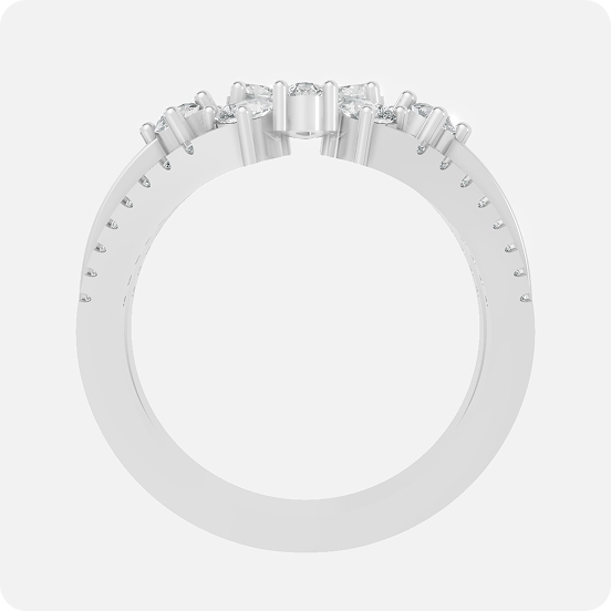 Lumina Petal Multi-Stone Statement Ring - Image 3