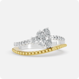 Marquise Wave Arch Statement Ring