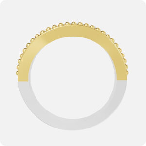 Marquise Wave Arch Statement Ring-Gold