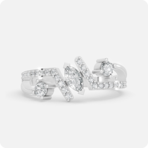 Midnight Horizon Eternity Band-Silver