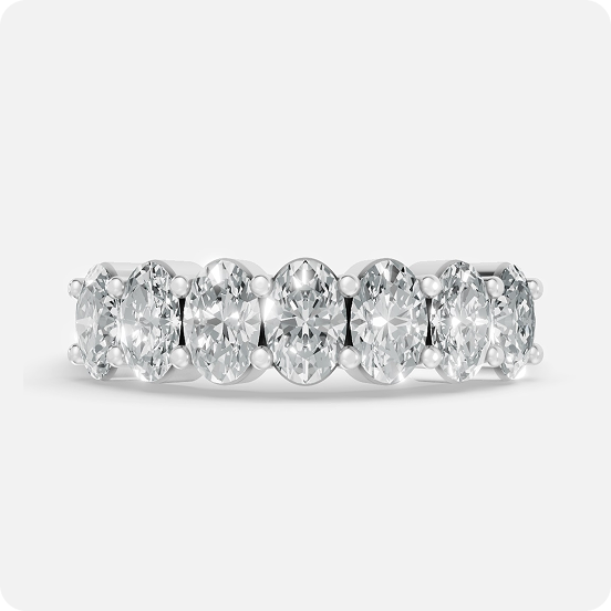 Oval Grand Eternity Band