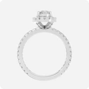 Oval Halo Diamond Ring