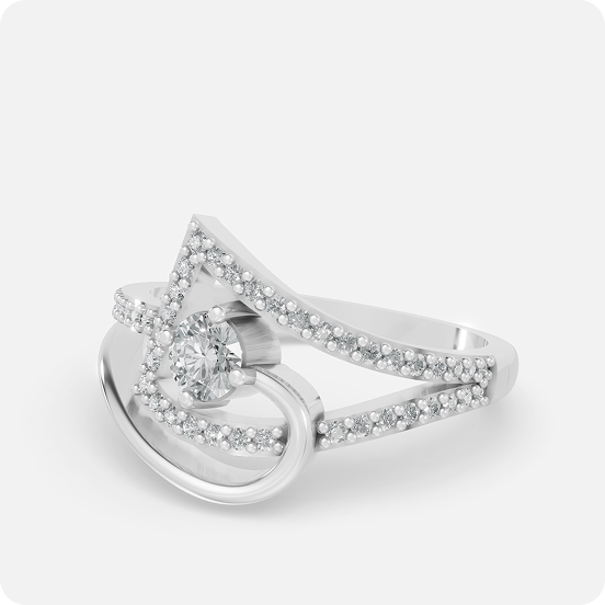 Prism Zig-Zag Eternity Band