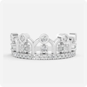 Regal Crown Diamond Band