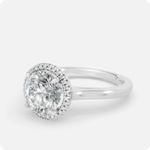 Round Cut Halo Diamond Engagement Ring