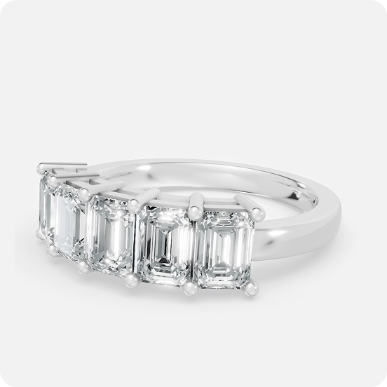 The Aristocrat Emerald-Cut Quintet