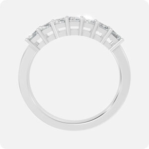 The Aurora Heptad Brilliant Band-Silver