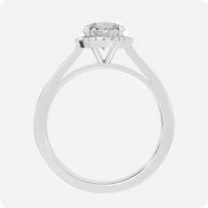 The Celestia Round Infinity Band-Silver