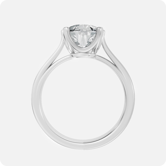 The Classic Royal Pear Solitaire Ring - Image 2