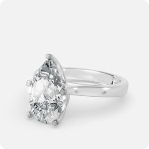 The Classic Royal Pear Solitaire Ring