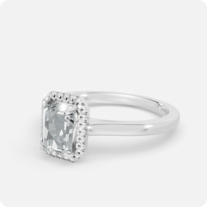 The Corinthian Pave Solitaire-Silver
