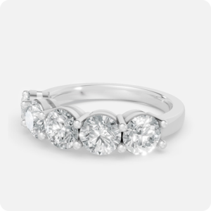 The Quintessence Five-Stone Anniversary Band