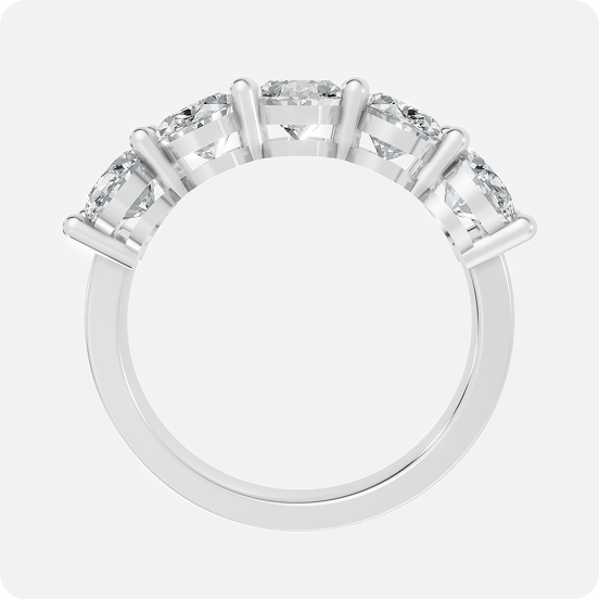 The Radiant Regency Five-Stone Band - Image 3