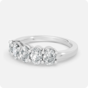 Oval Diamond Five Stone Ring