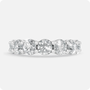 The Regal Radiance Seven-Stone Band