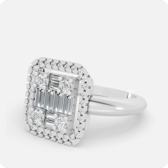 The Royal Empress Emerald Mosaic Ring - Image 3